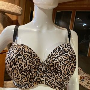 Victoria Secret NWT leopard bra 38DDD